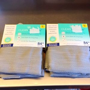 Set of 2 New In Packaging Clean Window 84" Curtains For Pet Owners W/Allergies